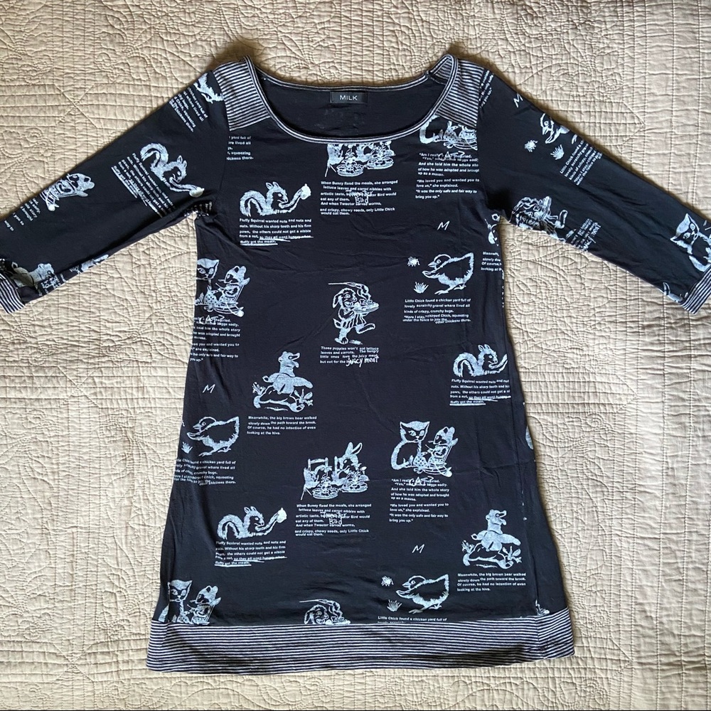 “Juicy Meat” Cartoon Storybook Dress